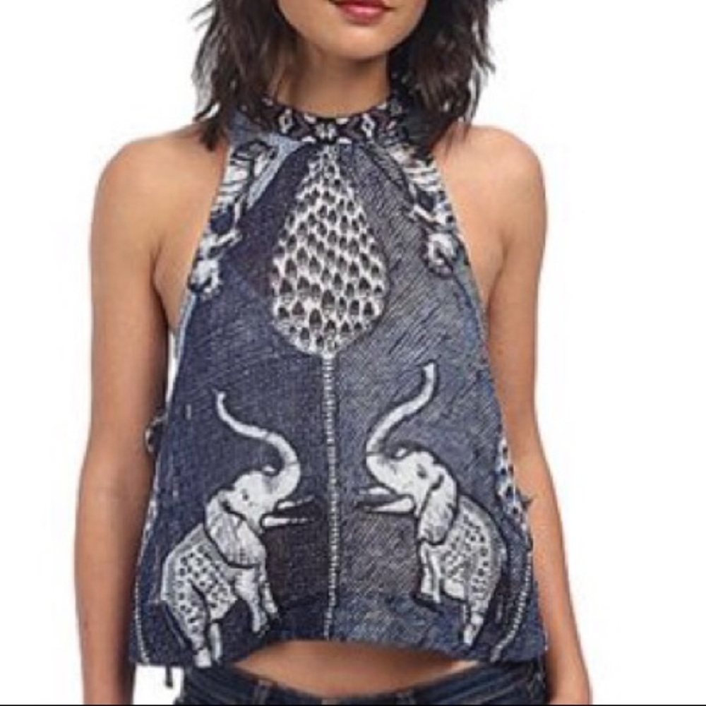 Free People elephant halter tank